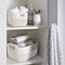 Simplify 2-Tone Decorative Large Storage Basket in Ivory 26312-IVORY - alternate 2